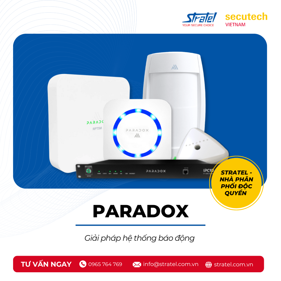 Trải Nghiệm Trực Tiếp Báo Động Paradox M Series tại Secutech 2025